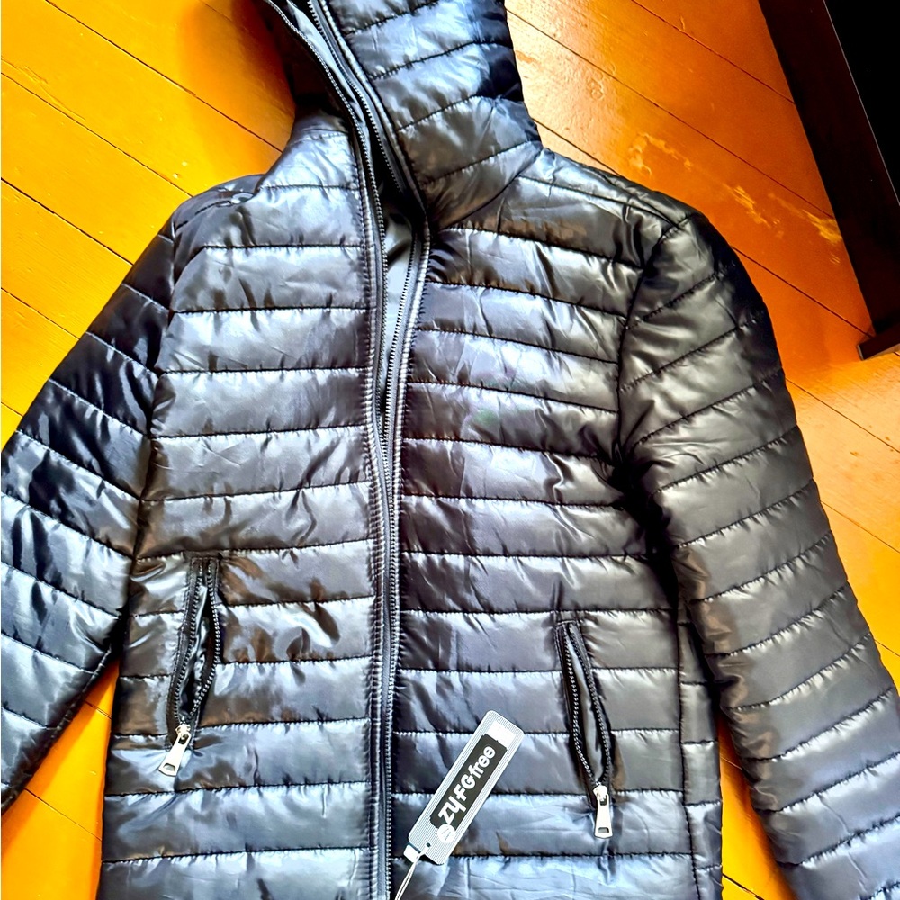 Zyforeme Black Puffer Jacket